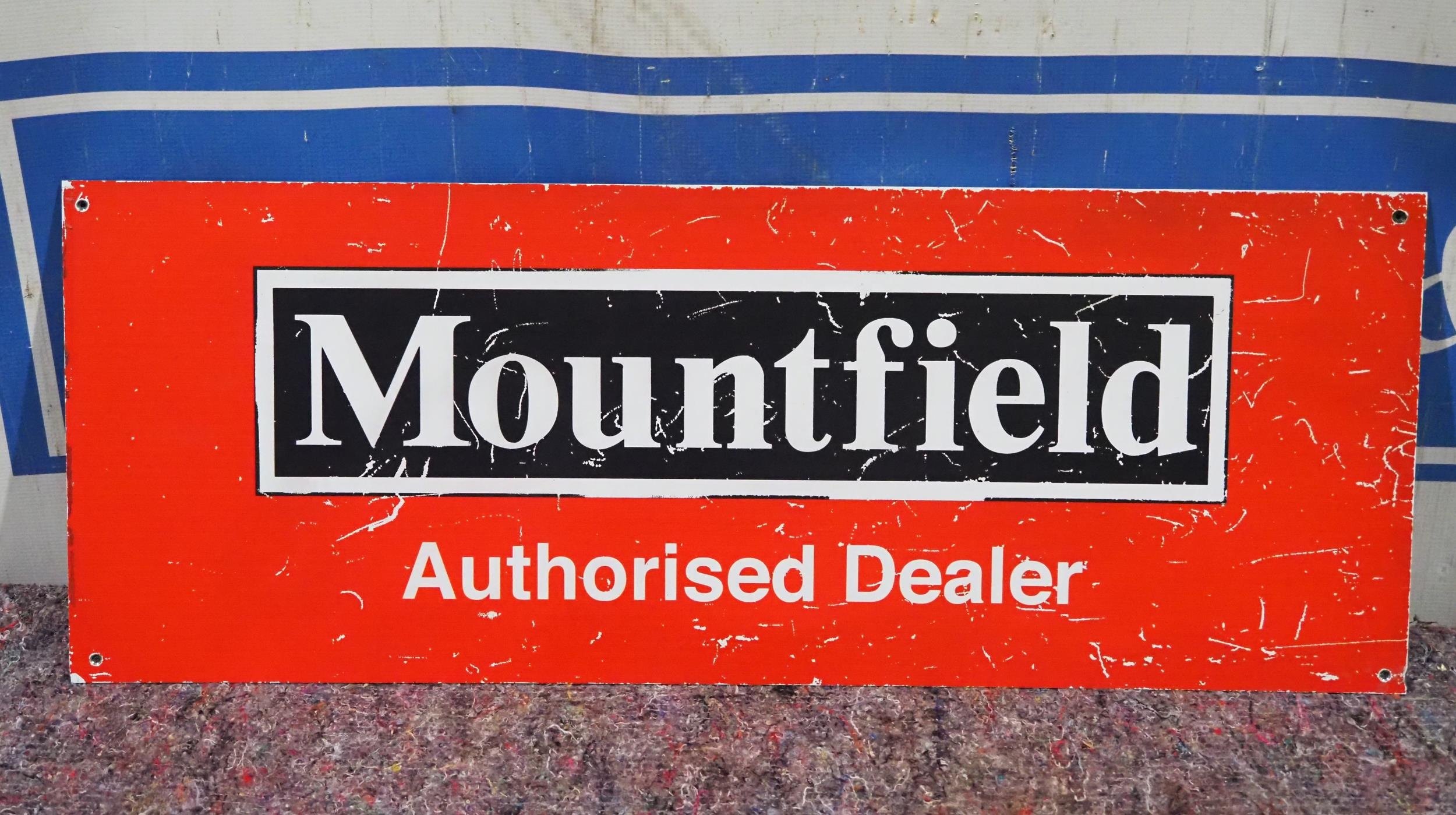 Aluminium sign - Mountfield dealer 12