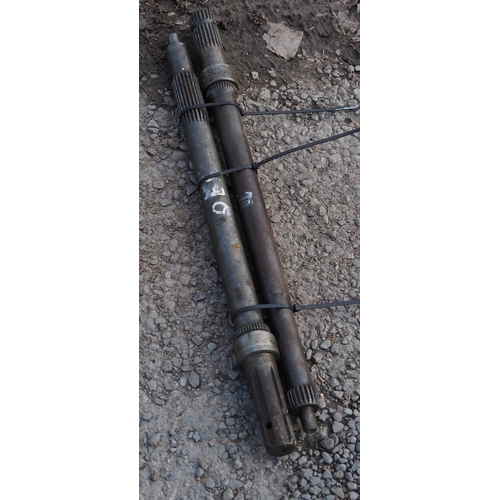 598 - Massey Ferguson PTO shafts - 1 x 540 + 1 x 1000