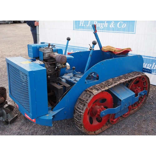 751 - Ransomes MG crawler. C/w spare parts and engine