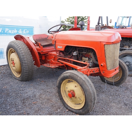 753 - BMC mini tractor on grass tyres. Model 9/16, serial no. 16D/2775/777.