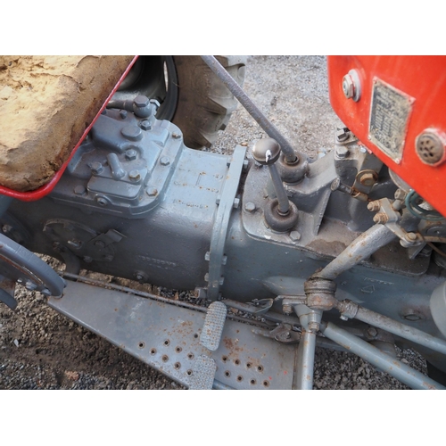 754 - Massey Ferguson 35 tractor. Sirocco roll frame, showing 4357 hours. Fitted with BMC engine. Serial n... 