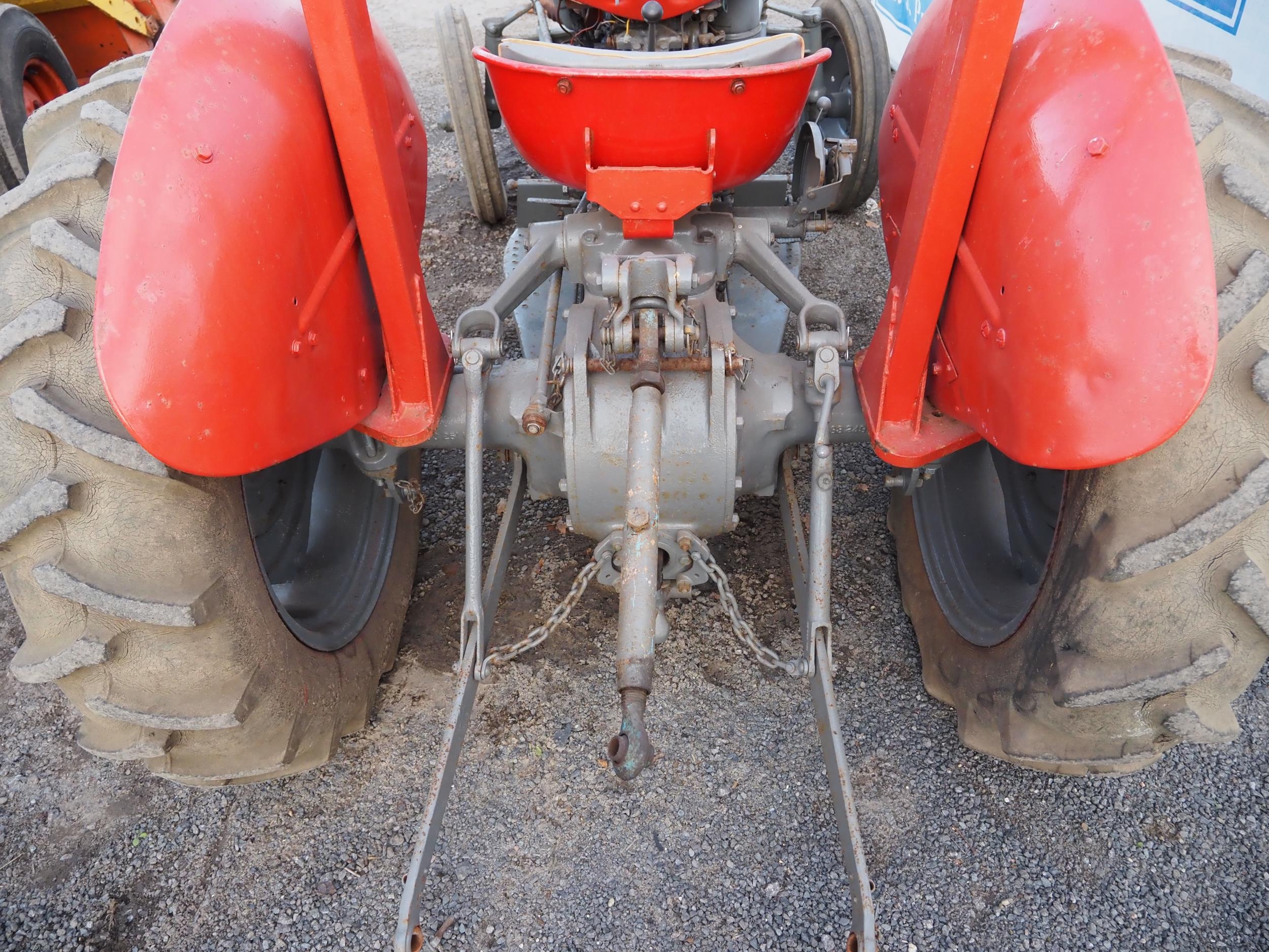Massey Ferguson 35 Tractor Sirocco Roll Frame Showing 4357 Hours 
