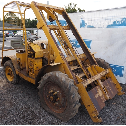 757 - Forklift on 1 ton dumper chassis