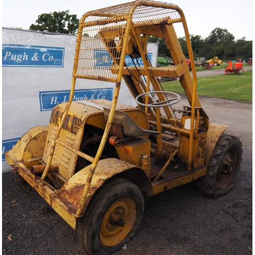 757 - Forklift on 1 ton dumper chassis