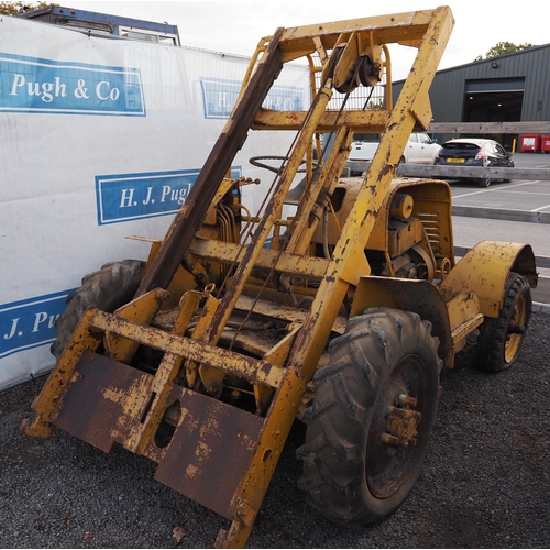 757 - Forklift on 1 ton dumper chassis