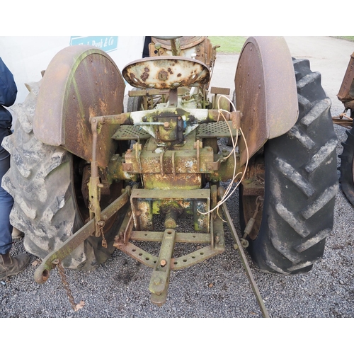 759 - Fordson E27N Major petrol TVO tractor project fitted with rear linkage