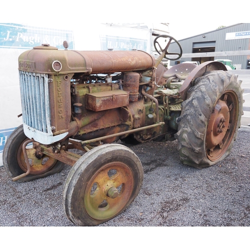 759 - Fordson E27N Major petrol TVO tractor project fitted with rear linkage