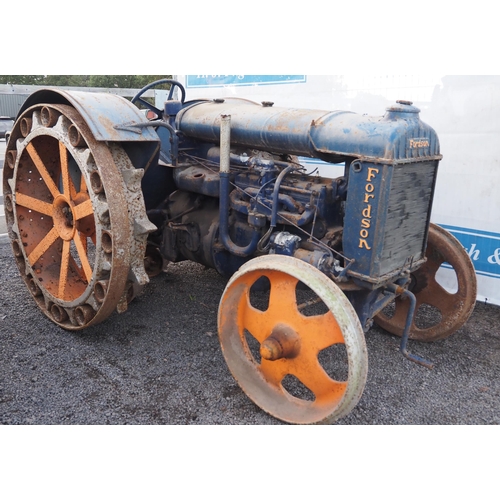 760 - Fordson Standard. Petrol TVO. Water washer on steel wheels.