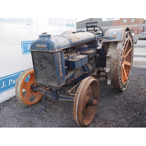 760 - Fordson Standard. Petrol TVO. Water washer on steel wheels.