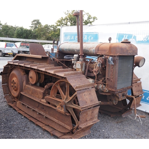 761 - Fordson Major E27N County full track crawler petrol TVO. Rear linkage, electric start. Serial no. 20... 