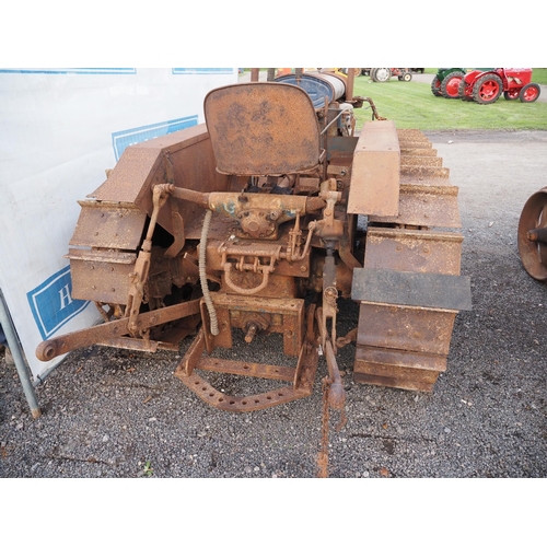 761 - Fordson Major E27N County full track crawler petrol TVO. Rear linkage, electric start. Serial no. 20... 