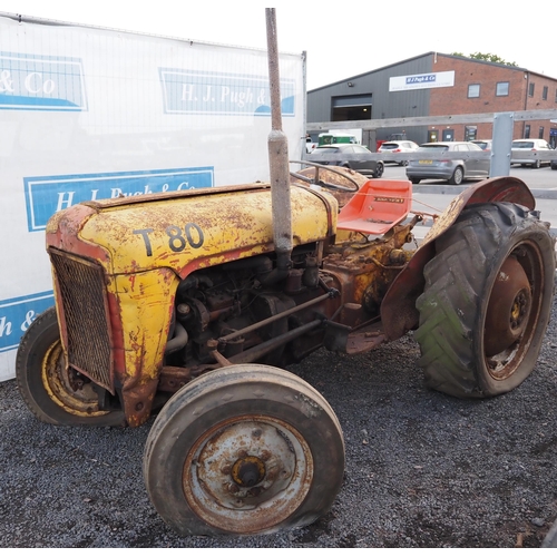 764 - Massey Ferguson 35X tractor. Serial no. SNMY348638