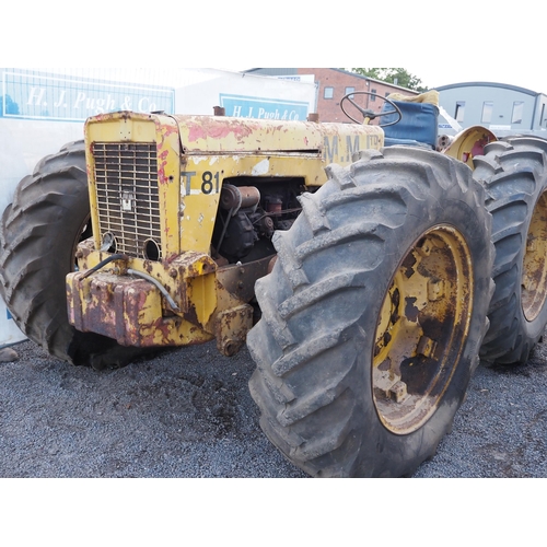 767 - International 634 AWD Tractor. Fitted with County front axle conversion.  Serial no. 514