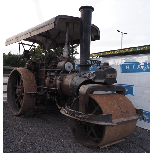 768 - Fowler T3 single cylinder steam roller. 1928. No. 17471. Barn stored for 30 years, believed to have ... 