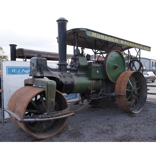 769 - Aveling & Porter 12 ton E type steam roller. 1922. No. 10356. Fitted with Resilient scarifier no. 15... 