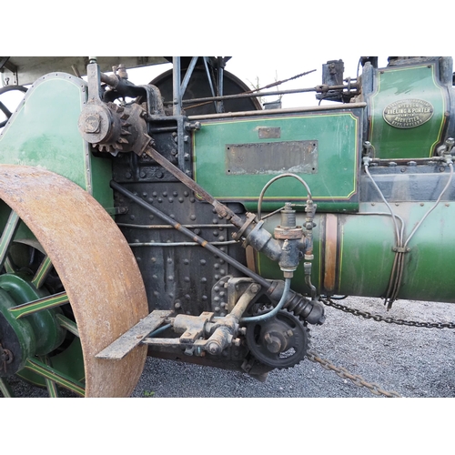 769 - Aveling & Porter 12 ton E type steam roller. 1922. No. 10356. Fitted with Resilient scarifier no. 15... 