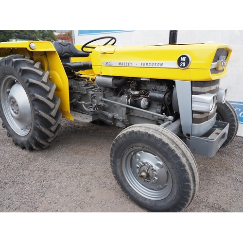 779 - Massey Ferguson 20 industrial tractor. On the button work or play. Reg. ODD 573P. V5 and key in offi... 