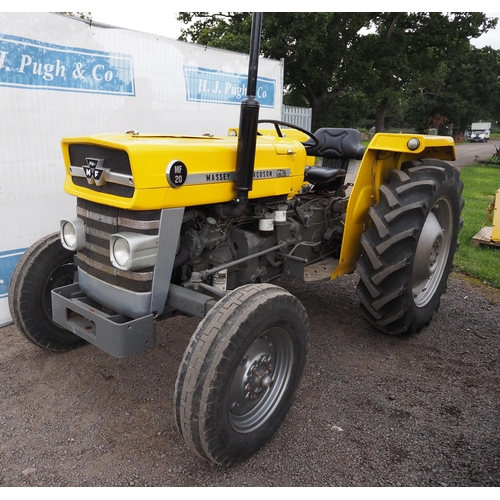 779 - Massey Ferguson 20 industrial tractor. On the button work or play. Reg. ODD 573P. V5 and key in offi... 