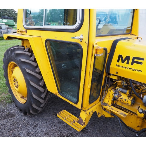 780 - Massey Ferguson 20D industrial tractor. New Goodyear tyres all round, new front wheels, mirrors and ... 