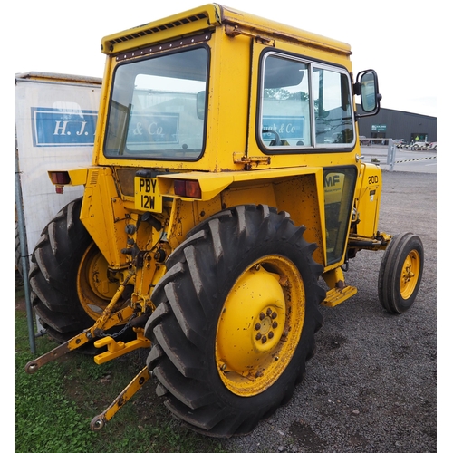 780 - Massey Ferguson 20D industrial tractor. New Goodyear tyres all round, new front wheels, mirrors and ... 