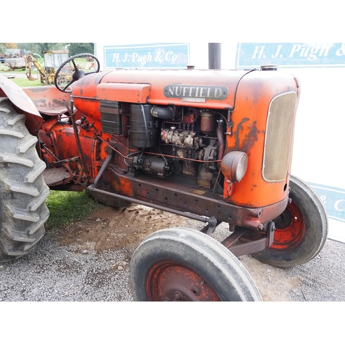 782 - Nuffield Universal DM4 tractor. Serial no. DE7043. No paperwork, key in office