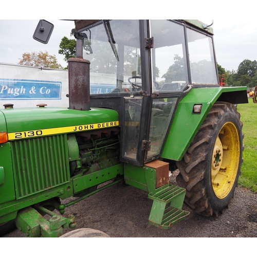 785 - John Deere 2130 tractor. Good condition, runs well, engine size 75hp. No docs. Key in office