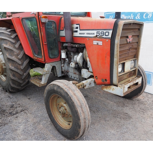 786 - Massy Ferguson 590  tractor. 1982. Working order