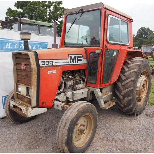 786 - Massy Ferguson 590  tractor. 1982. Working order