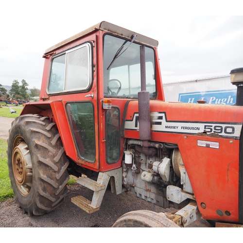 786 - Massy Ferguson 590  tractor. 1982. Working order