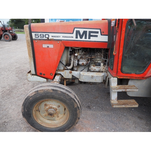 786 - Massy Ferguson 590  tractor. 1982. Working order