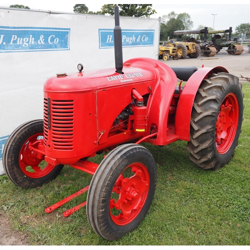 796 - David Brown Cropmaster tractor. 1949. Reg. LMA 942. Original buff logbook, insurance documentation, ... 