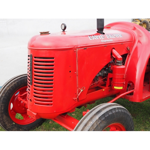 796 - David Brown Cropmaster tractor. 1949. Reg. LMA 942. Original buff logbook, insurance documentation, ... 