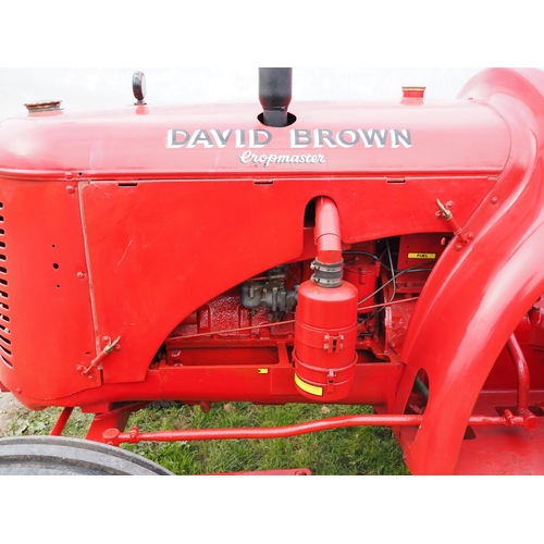 796 - David Brown Cropmaster tractor. 1949. Reg. LMA 942. Original buff logbook, insurance documentation, ... 