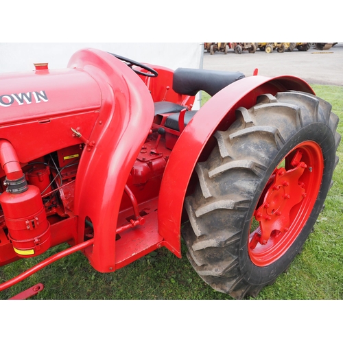 796 - David Brown Cropmaster tractor. 1949. Reg. LMA 942. Original buff logbook, insurance documentation, ... 