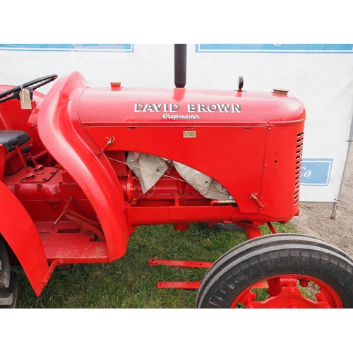 796 - David Brown Cropmaster tractor. 1949. Reg. LMA 942. Original buff logbook, insurance documentation, ... 