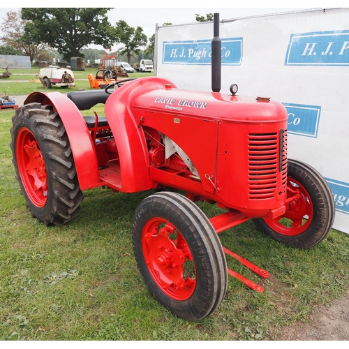 796 - David Brown Cropmaster tractor. 1949. Reg. LMA 942. Original buff logbook, insurance documentation, ... 