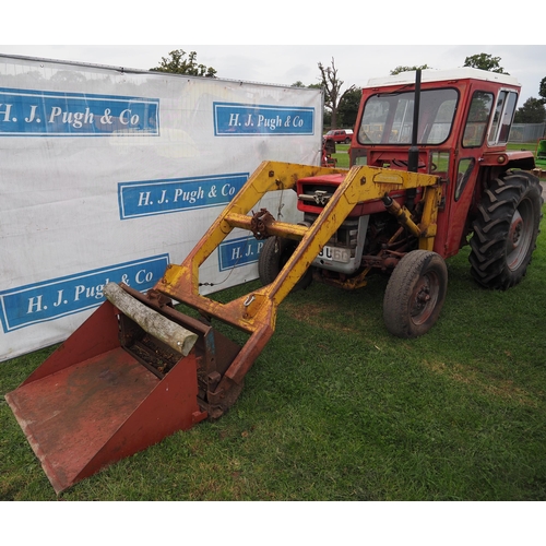 811 - Massey Ferguson 135. 1969. With Duncan cab and loader. All in good working order, oils and filters c... 