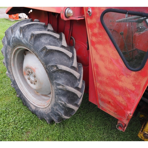 811 - Massey Ferguson 135. 1969. With Duncan cab and loader. All in good working order, oils and filters c... 