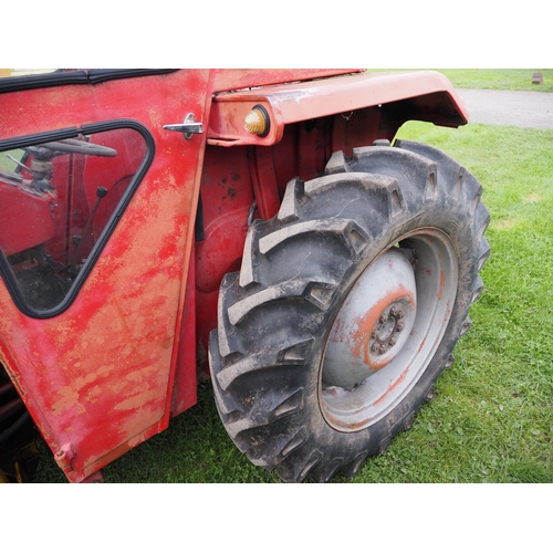 811 - Massey Ferguson 135. 1969. With Duncan cab and loader. All in good working order, oils and filters c... 