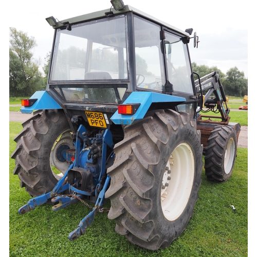 812 - New Holland 5030 tractor. 1995. With Trima loader. All in good working order with very good tyres. F... 