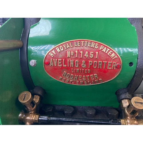 770 - Aveling & Porter steam tractor. 1926. The engine runs very smooth and good in all gears with good ro... 