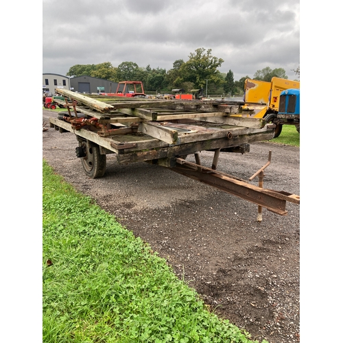 718 - Single axle trailer 10x6 ft