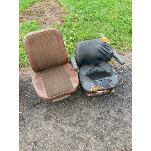 683 - KAB tractor seat and ISRI tractor seat