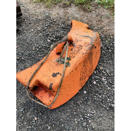 Nuffield front weight