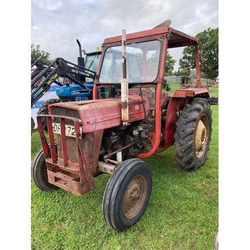 813 - Massey Ferguson 135 tractor. off local fruit farm, Reg. LDF 272P