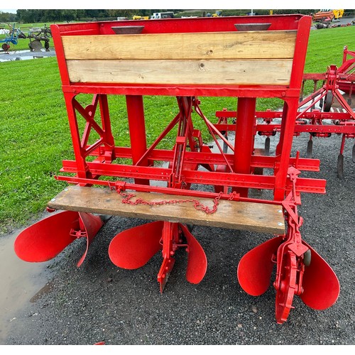 695 - David Brown ridger with Irwin Turner 2 row potato planter fitted