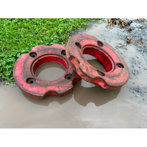 699 - Pair of front wheel weights