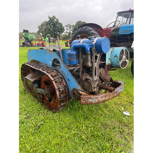 807 - Ransomes MG2 crawler tractor. Not run for 5 years, engine is free