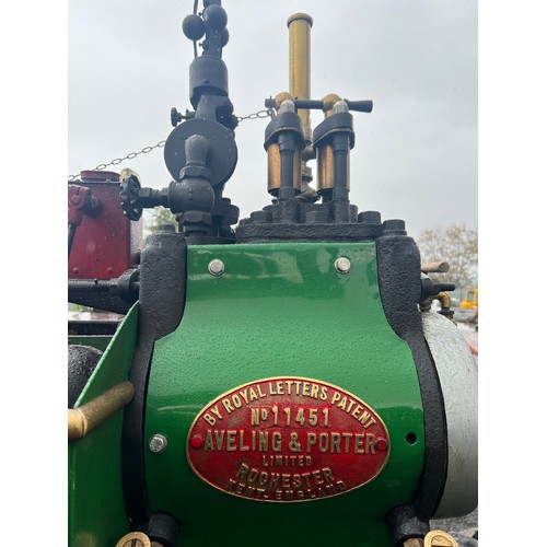 770 - Aveling & Porter steam tractor. 1926. The engine runs very smooth and good in all gears with good ro... 