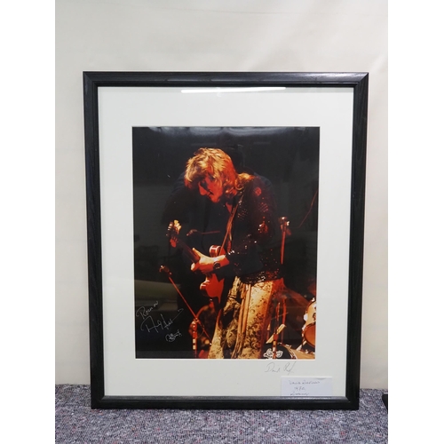 275 - Alvin Lee 10 Years After Live at Reading 1972 signed by Alvin Lee. Original photo taken and signed b... 